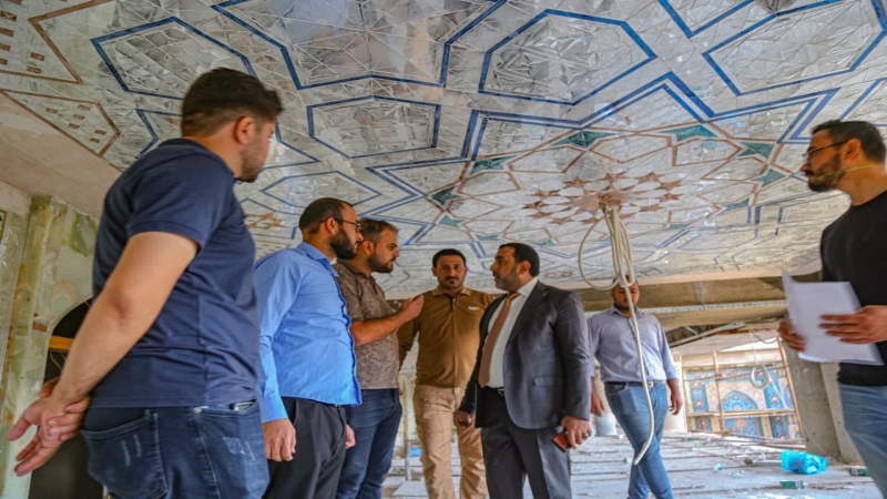 قباب ترى النور في الحرم المطهر
