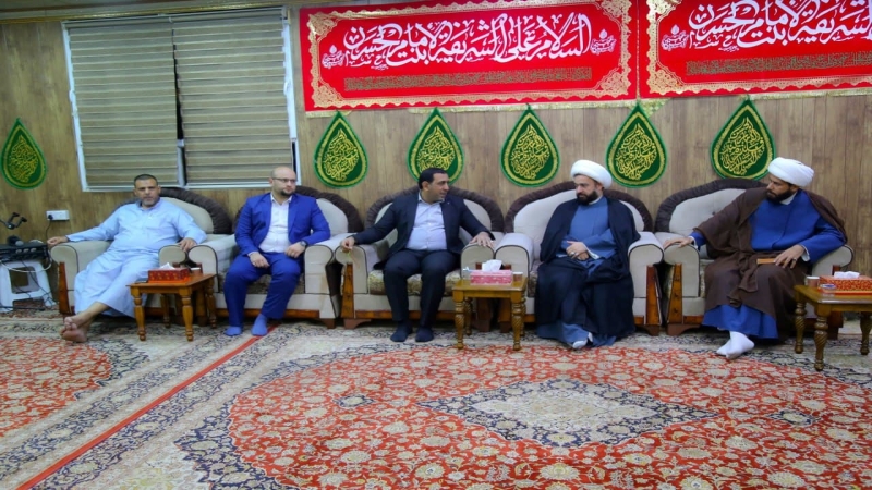سماحة الشيخ عبد الرضا معاش في رحاب طبيبة المعلولين العلوية الشريفة بنت الامام الحسن المجتبى (ع)