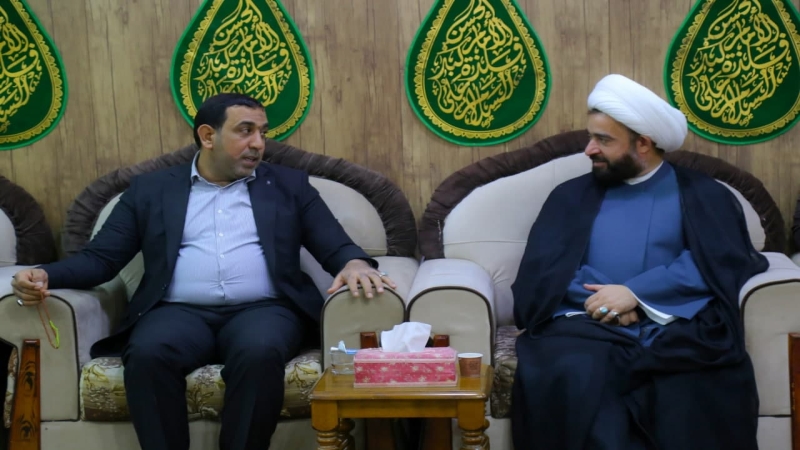 سماحة الشيخ عبد الرضا معاش في رحاب طبيبة المعلولين العلوية الشريفة بنت الامام الحسن المجتبى (ع)