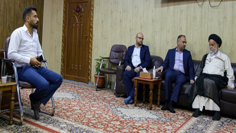 سماحة حجة الاسلام والمسلمين السيد ابراهيم اللاجوردي في رحاب طبيبة المعلولين الشريفة بنت الامام الحسن المجتبى (ع)