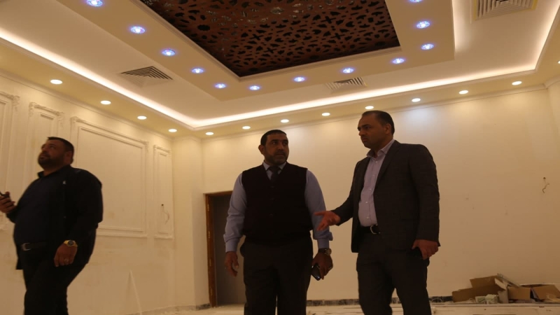 استمرار الحركة العمرانية في مرقد العلوية الشريفة بنت الامام الحسن المجتبى (ع)
