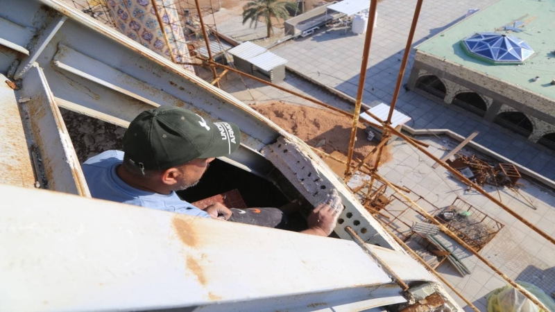 #أعمال_جديدة_وإنجازات معمارية مبهرة يشهدها المرقد المطهر