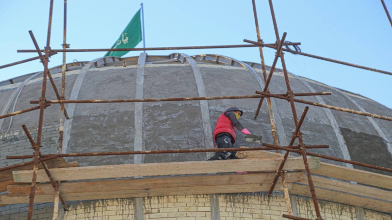 #أعمال_جديدة_وإنجازات معمارية مبهرة يشهدها المرقد المطهر