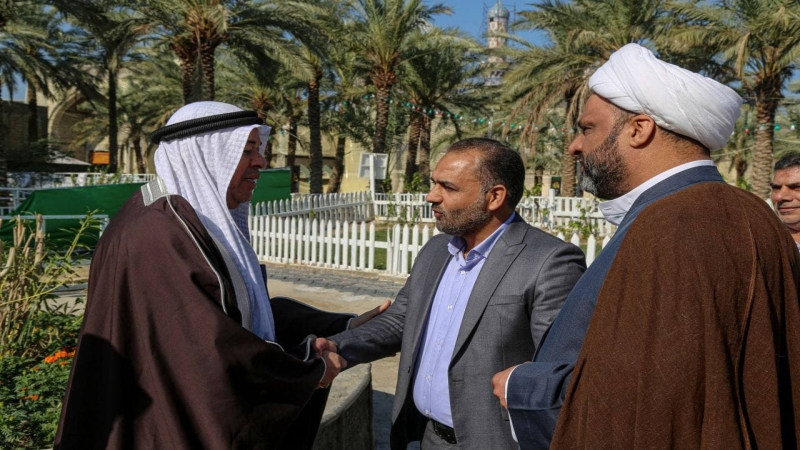سفير مملكة البحرين في ضيافة سيدة الشفاء