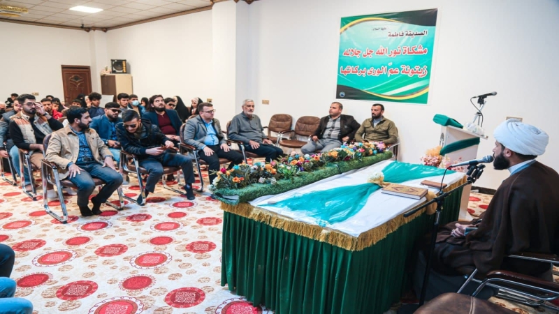 الْأَمَانَة الْخَاصَّة للمرقد الْمَطْهَرَة تُقِيم جِلْسَة قُرْآنِيَّة للمكفوفين دَاخِلِ الْحَرَمِ الشَّرِيفِ