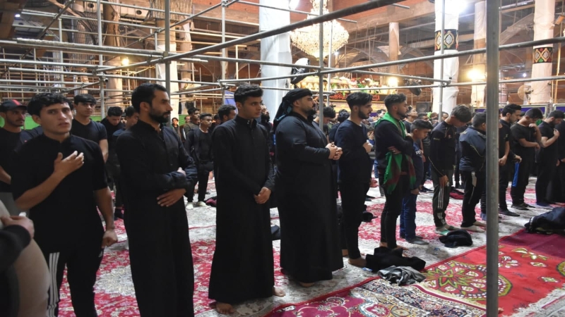 تتواصل مجالس الليالي الفاطمية في حرم سيدة الركب الحسيني