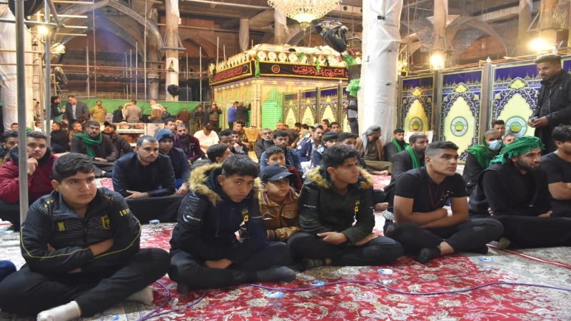 تتواصل مجالس الليالي الفاطمية في حرم سيدة الركب الحسيني