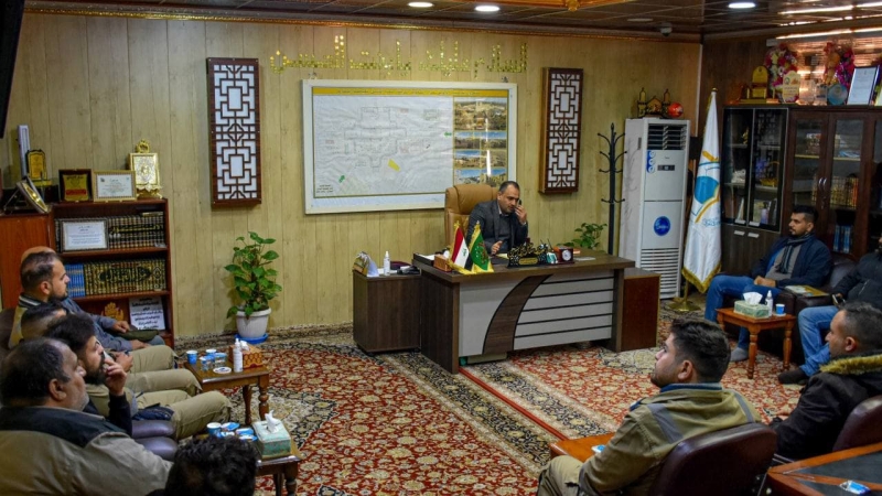 انعقاد_الأجتماع_الهندسي فِي الْمَرْقَدِ الْمُبَارَك