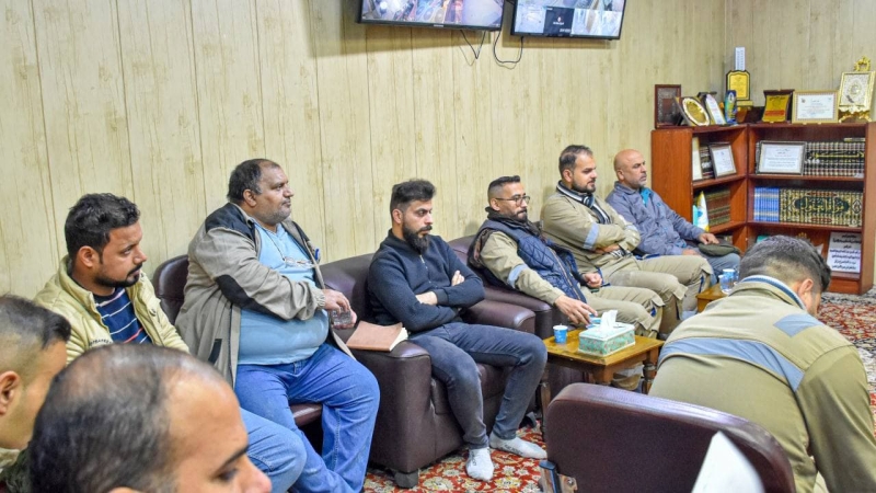 انعقاد_الأجتماع_الهندسي فِي الْمَرْقَدِ الْمُبَارَك