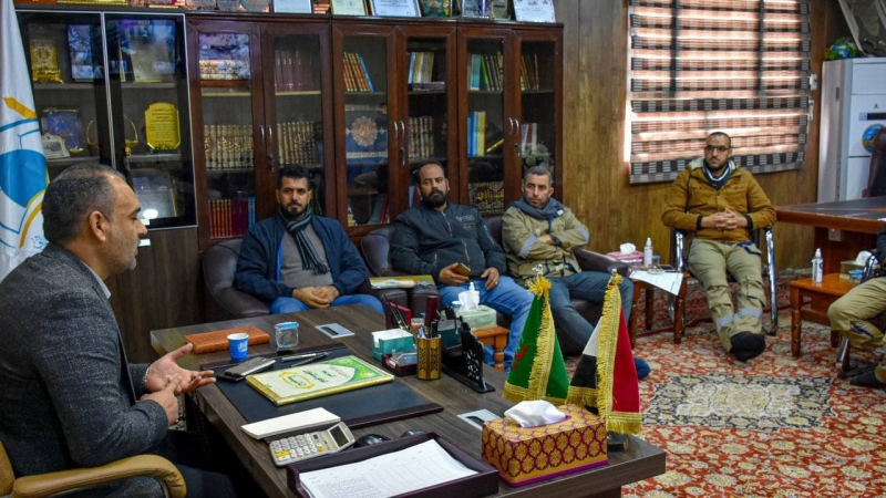 انعقاد_الأجتماع_الهندسي فِي الْمَرْقَدِ الْمُبَارَك
