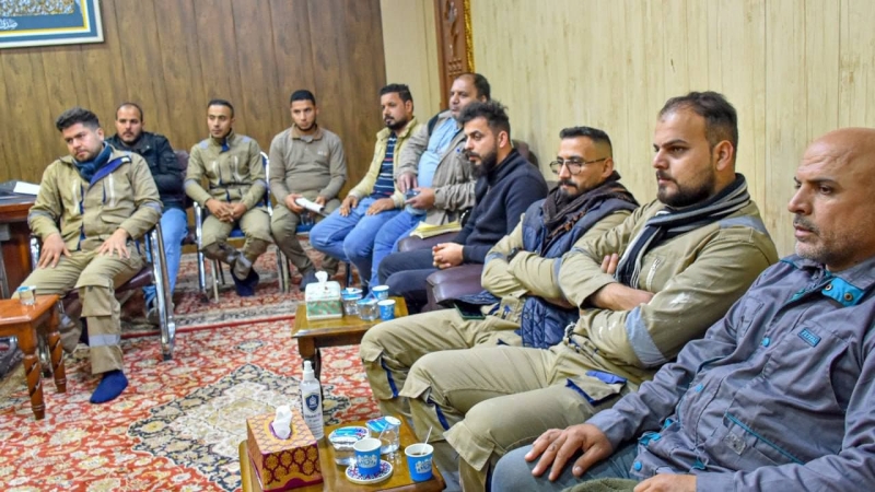 انعقاد_الأجتماع_الهندسي فِي الْمَرْقَدِ الْمُبَارَك