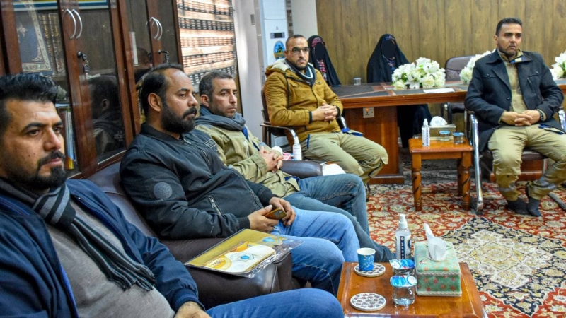 انعقاد_الأجتماع_الهندسي فِي الْمَرْقَدِ الْمُبَارَك