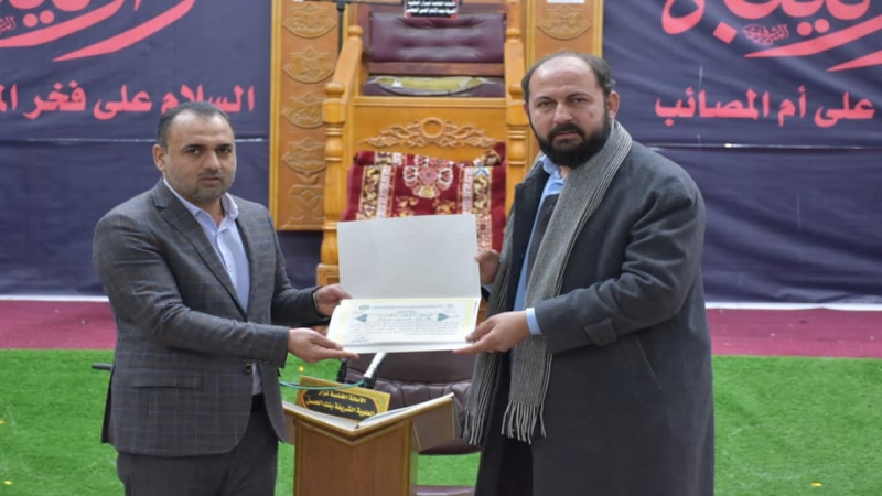 الخاصة للمرقد المطهر تقيم المسابقة القرآنية الرجبية في الحرم الشريف