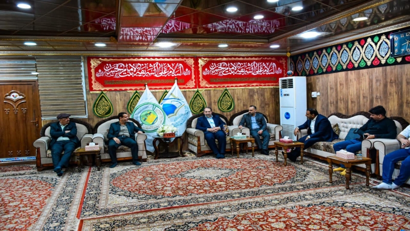 مُدير الدّائرة الهَندسِيّة فِي ديوَانِ الوقف الشيعِيّ يتشرف بزيارةِ مزار العلوية شريفة بنت الإمام الحَسن المُجتبىٰ (عليه السَّلام)