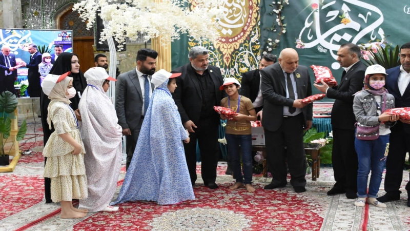 بركات مجتبى ال محمد يحظى بها اطفال جمعية مرضى السكري