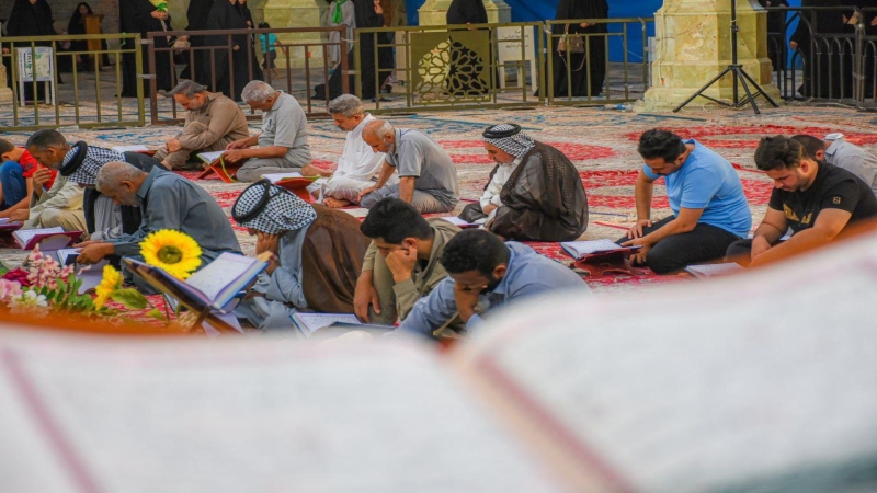 الختمة القرانية الرمضانيه المرتله يوم24 رمضان الخير