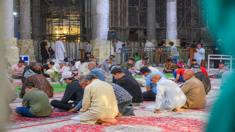 الختمة القرانية الرمضانيه المرتله يوم24 رمضان الخير