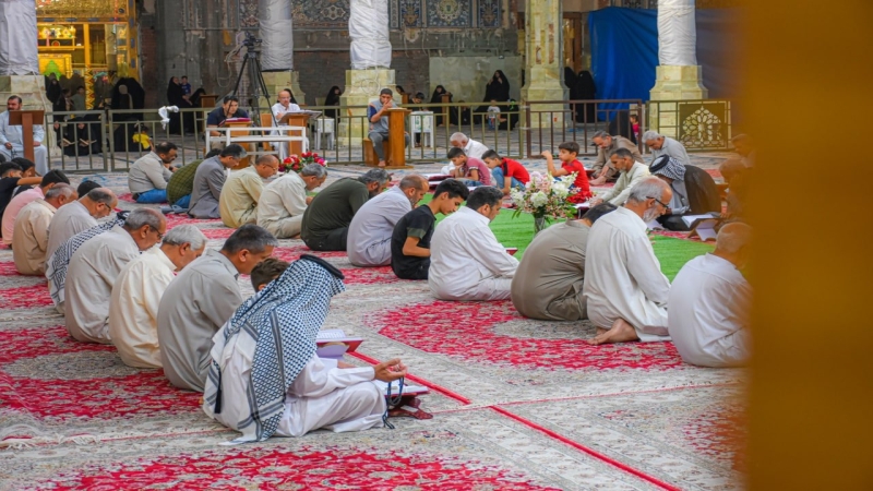 الختمة القرانية الرمضانيه المرتله يوم24 رمضان الخير