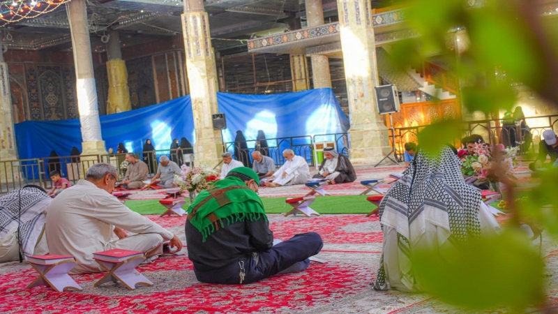 الختمة القرانية الرمضانيه المرتله يوم24 رمضان الخير