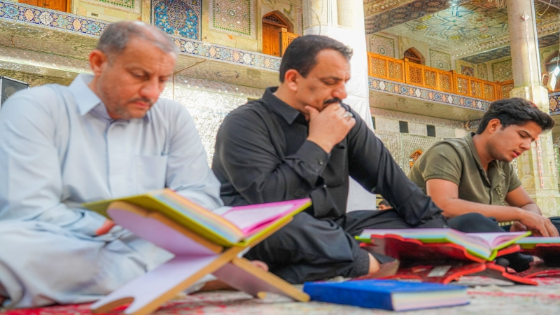 الختمه القرانيه الرمضانية المرتله الجزءالسابع والعشرون