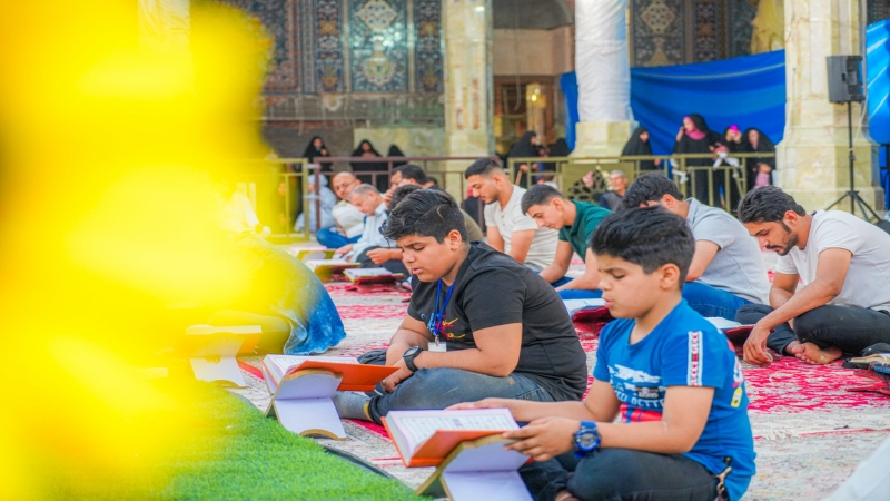 الختمه القرانيه الرمضانية المرتله الجزءالسابع والعشرون