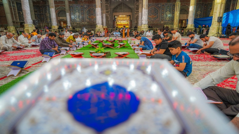 الختمه القرانيه الرمضانية المرتله الجزءالسابع والعشرون