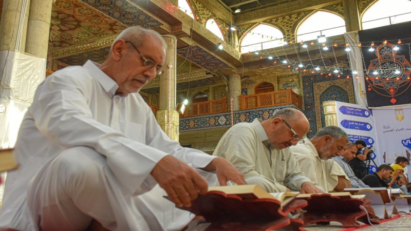 الختمه القرانيه الرمضانية المرتله الجزء الثامن والعشرون