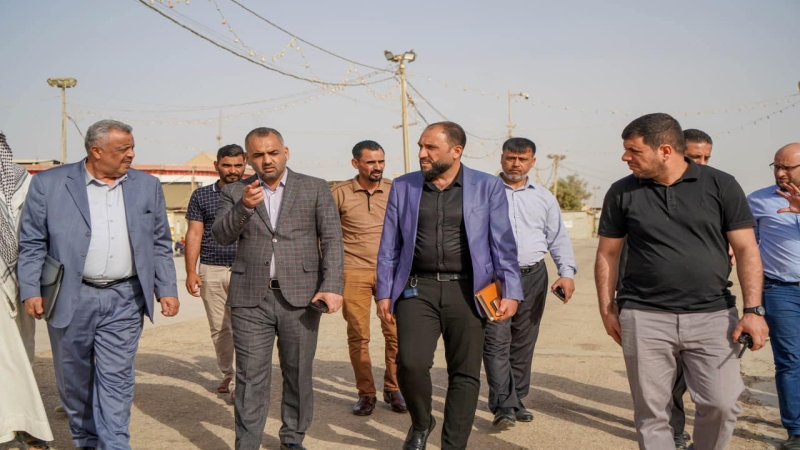 اللجنة المكلفة من قبل الأمانة العامة للمزارات في ضيافة قبر سيدة الشفاء (ع)