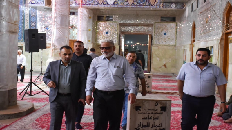 في زيارة استثنائية زار مدير مكتب المزارات الشيعية الشريفة في بابل الاستاذ علي عبد الجليل
