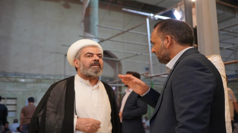 الشيخ مهدي باقر القرشي في رحاب طبيبة المعلولين العلوية الشريفة بنت الامام الحسن المجتبى