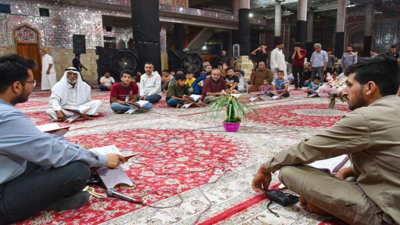 تستمر شعبة القرآن الكريم بأقامة المنبر القرآني الأسبوعي