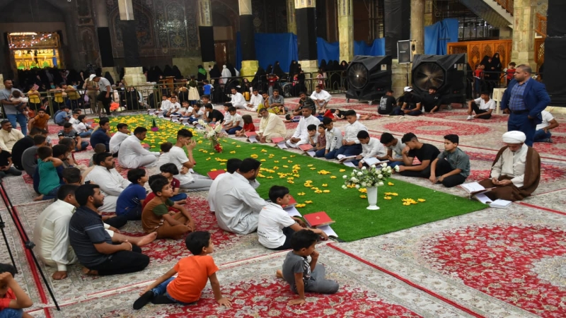 هدير النفحات القرآنية في الحرم المطهر