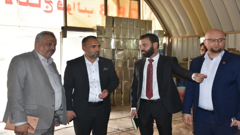 قسم التخطيط والمتابعة في الأمانة العامة للمزارات يتشرف بزيارة قبر السيدة الشريفة (ع)