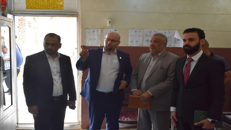 قسم التخطيط والمتابعة في الأمانة العامة للمزارات يتشرف بزيارة قبر السيدة الشريفة (ع)
