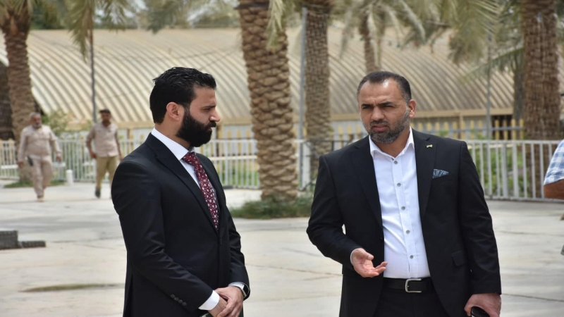 قسم التخطيط والمتابعة في الأمانة العامة للمزارات يتشرف بزيارة قبر السيدة الشريفة (ع)