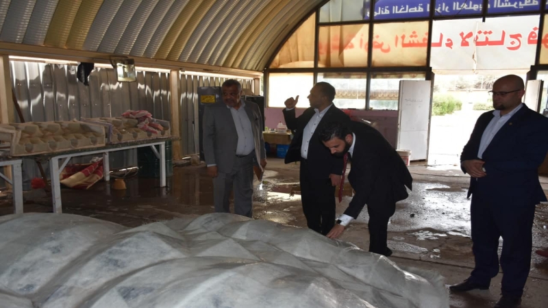 قسم التخطيط والمتابعة في الأمانة العامة للمزارات يتشرف بزيارة قبر السيدة الشريفة (ع)