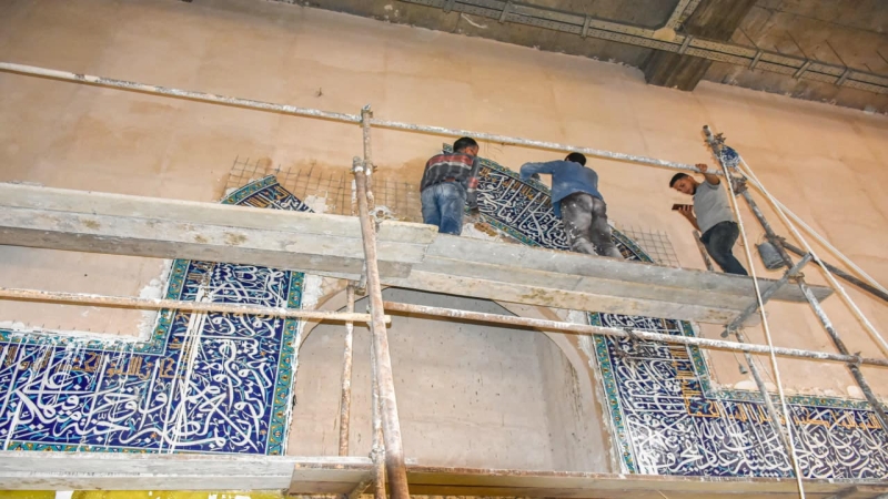 الإنجازات العمرانية في المرقد المبارك تشهد تطوراً كبيراً