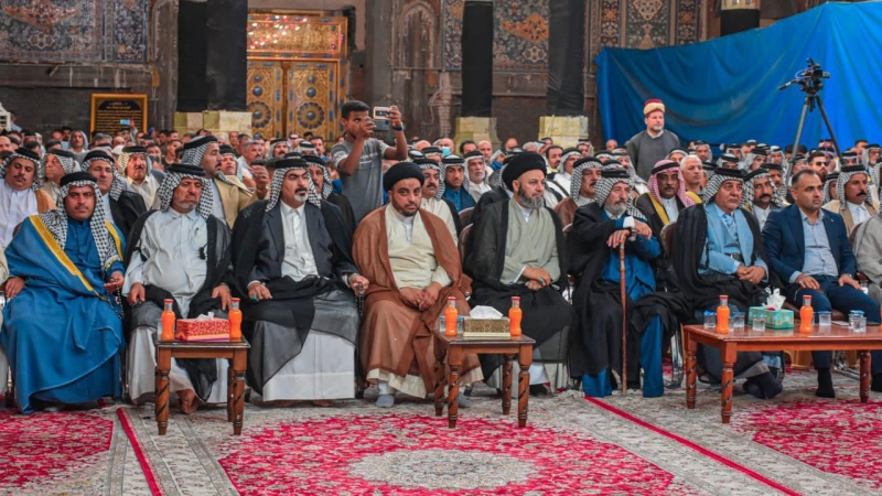 الأمانة الخاصة لمرقد المطهر تقيم ندوتها الحوارية والتي تخص دور العشائر العراقية في صيانة وحفظ المجتمع