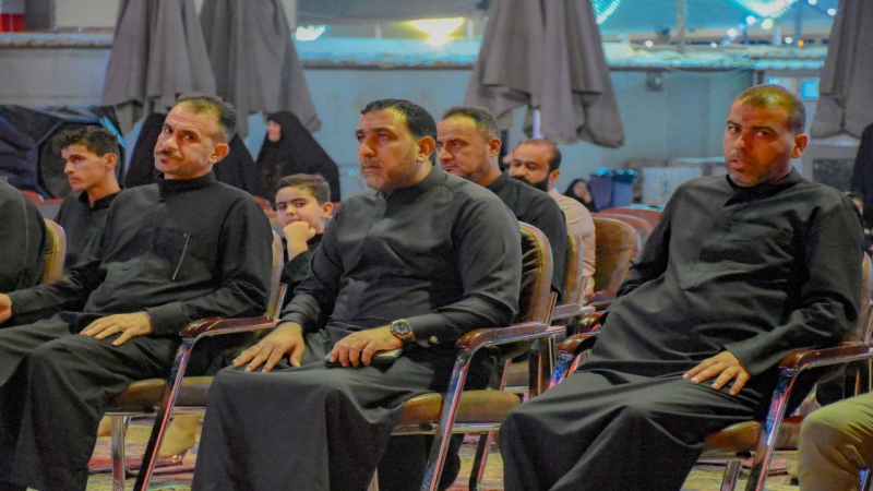 الأمانة الخاصة للمرقد المطهر تحي ليالي محرم الحرام بالمجلس الحسينية