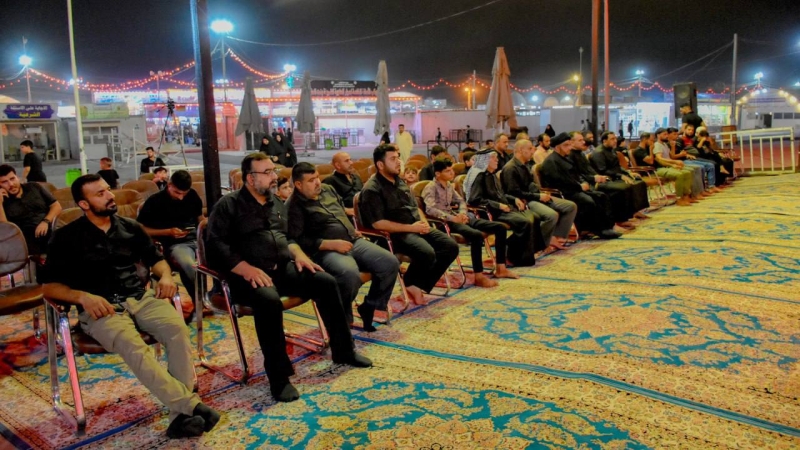 الأمانة الخاصة للمرقد المطهر تحي ليالي محرم الحرام بالمجلس الحسينية