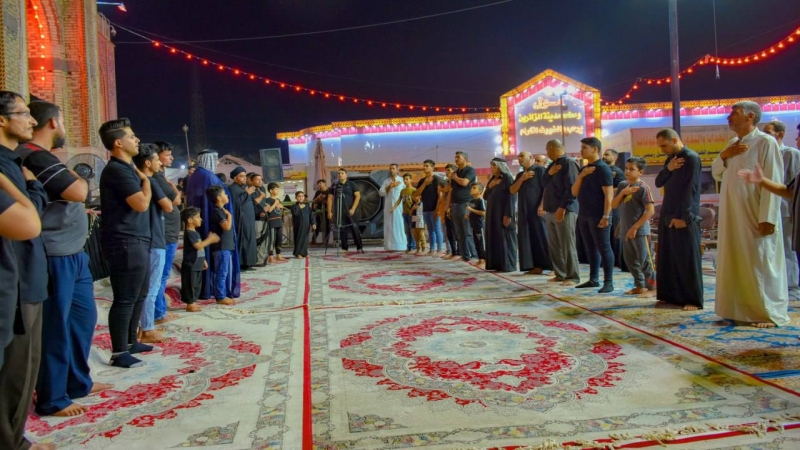 الأمانة الخاصة للمرقد المطهر تحي ليالي محرم الحرام بالمجلس الحسينية