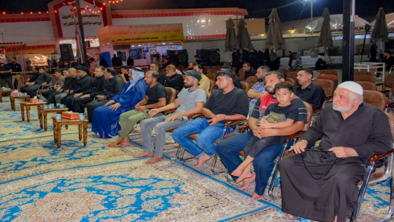الأمانة الخاصة للمرقد المطهر تحي ليالي محرم الحرام بالمجلس الحسينية
