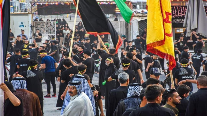 الأمانة الخاصة لمرقد طبيبة المعلولين.. تستقبل مواكب العزاء