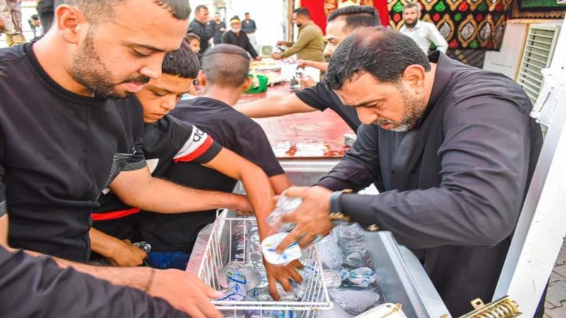 الأمانة الخاصة لمرقد طبيبة المعلولين.. تستقبل مواكب العزاء