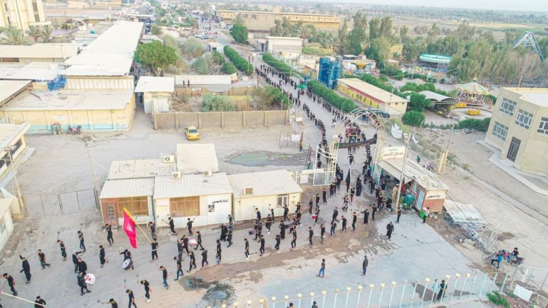 الأمانة الخاصة لمرقد طبيبة المعلولين.. تستقبل مواكب العزاء