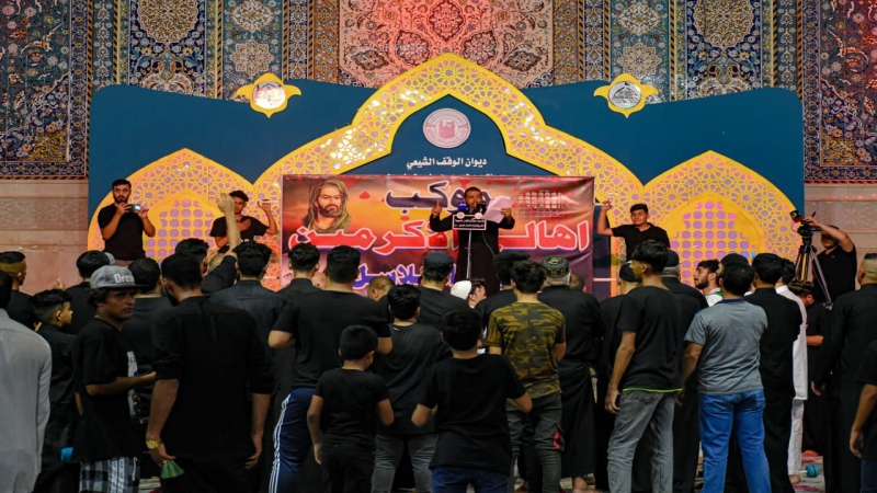 استمرار توافد المواكب