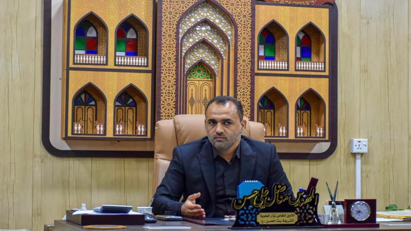الأمانة الخاصة للمرقد المطهر تجري اجتماعاً موسعا حول شهادة السيدة الشريفة
