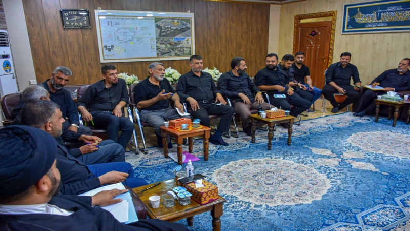 الأمانة الخاصة للمرقد المطهر تجري اجتماعاً موسعا حول شهادة السيدة الشريفة