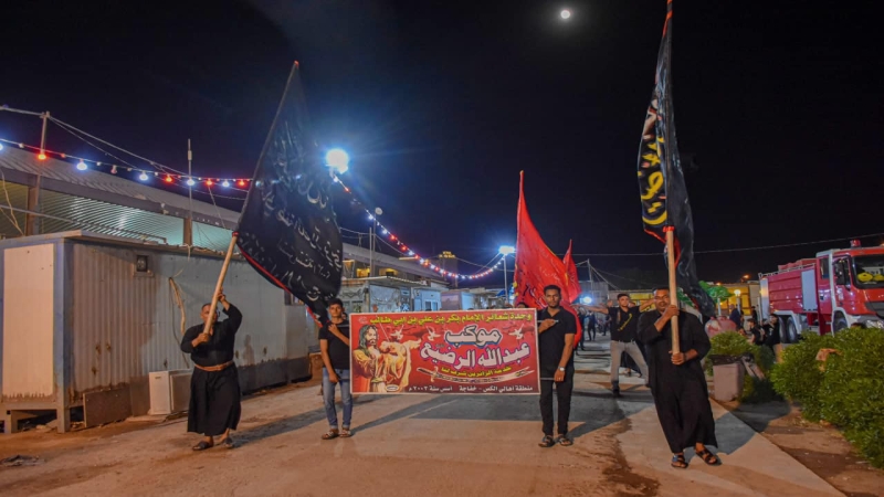 استمرار توافد المواكب