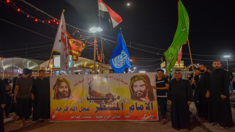استمرار توافد المواكب